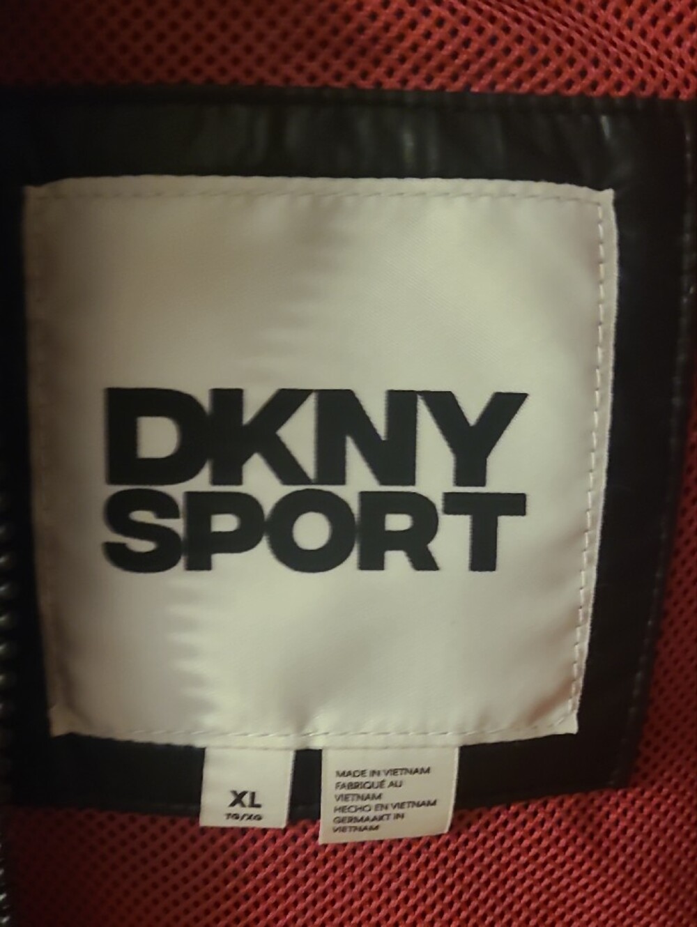 WOMEN DKNY Black Quilted Hooded Puffer Vest SZ XL - Picture 2 of 14